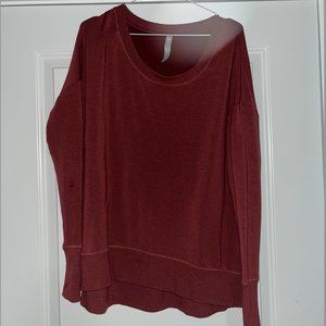 Burgundy Athleta Sweater